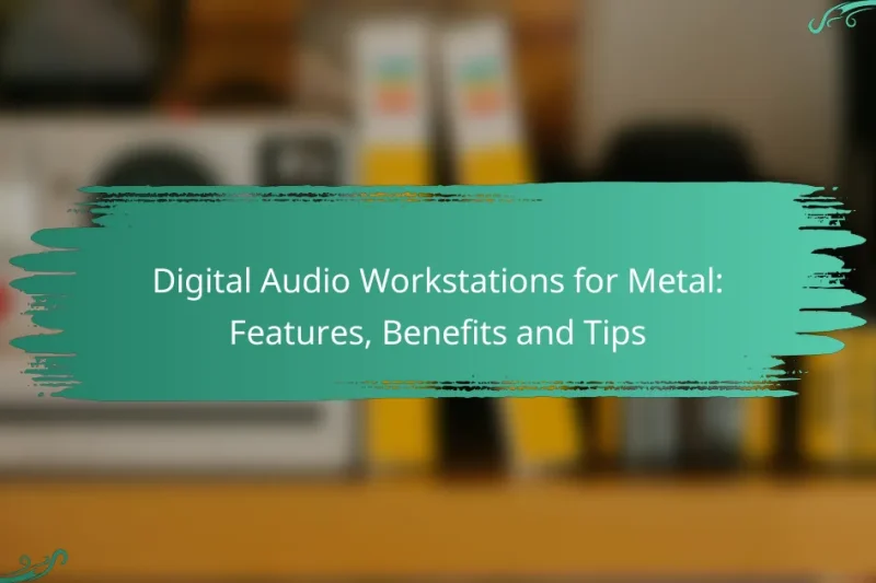 Digital Audio Workstations for Metal: Features, Benefits and Tips